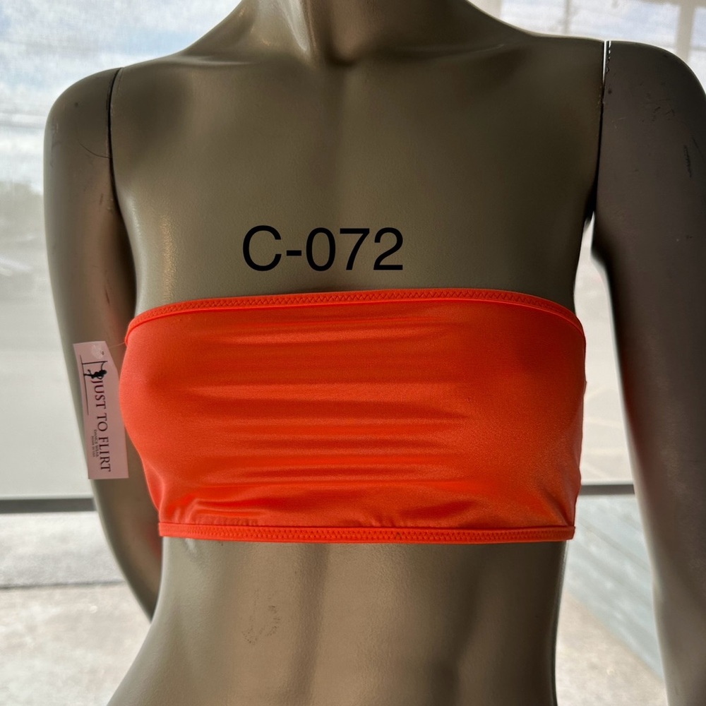 Just to Flirt- Bandeau Top-LOTS OF COLORS NWT-!